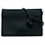 Schwarze Umhängetasche aus Intrecciato-Satin von Bottega Veneta Tuch  ref.1232868