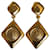 Boucles d'oreilles clips pendantes Chanel Gold CC Métal Plaqué or Doré  ref.1232874