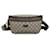 Gucci Brown GG Supreme Belt Bag Beige Leather Cloth Pony-style calfskin Cloth  ref.1232888