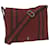 Hermès HERMES Fourre Tout Bassas Shoulder Bag Canvas Red Auth bs11742 Cloth  ref.1232942