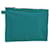 Hermès HERMES Pouch Canvas Turquoise Blue Auth ep3072 Cloth  ref.1232970