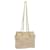 PRADA Quilted Chain Shoulder Bag Nylon Beige Gold Auth bs11645 Golden  ref.1232983