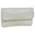 Bolsa clutch em espinha de peixe GOYARD PVC couro branco Auth ep3016  ref.1233000