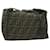 FENDI Zucca Canvas Hand Bag Brown Auth yk10325 Cloth  ref.1233032