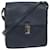 Saffiano PRADA Bolso de Hombro Cuero Safiano Azul Marino Auth ep3022  ref.1233085