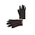 Hermès guanti di pelle Marrone  ref.1233123
