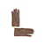 Hermès Leather gloves Brown  ref.1233124
