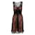 Robe en dentelle Moschino avec caraco rose Noir  ref.1233151
