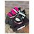 Dolce & Gabbana Sneakers Lapin in suede e pelliccia nero rosa - vista 5