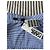 Camicia Karl Lagerfeld in cotone a righe blu e bianca Bianco - vista 4