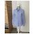 Camicia Karl Lagerfeld in cotone a righe blu e bianca Bianco - vista 9