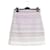 Resort 2018 Chanel Shiny Tweed Skirt FR40 Argenté Blanc Violet  ref.1233204
