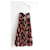 Christian Dior Otoño Dior x John Galliano 2005 Vestido de fiesta de seda floral Negro Rosa  ref.1233214