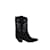 Isabel Marant Leather cowboy boots Black  ref.1233253