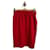 LANVIN  Skirts T.International M Wool Red  ref.1233290