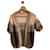 Autre Marque ROSE CARMINE T-shirt en maille.Taille unique internationale Laine Marron  ref.1233327