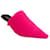 Loewe Neon Pink Fleece Pointy Mules Fur  ref.1233383