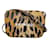 Balenciaga Tan / Borsa piccola per fotocamera con stampa leopardo nero Cammello Pelle  ref.1233389