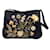 Moschino Vintage Bolso de seda bordado floral multicolor negro  ref.1233406