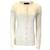 Suéter Dolce & Gabbana Ivory Cashmere Knit Cardigan Cru Casimira  ref.1233433