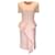 Alexander McQueen Light Pink 2019 Short Sleeved Peplum Wool Midi Dress  ref.1233439