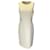 Collezione Michael Kors Avorio / Abito senza maniche in crêpe di lana con dettaglio bottoni dorati Crudo  ref.1233442