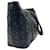 MCM Visetos Shopper Bag Sac à bandoulière Noir Argent Poignée Sac Moyen  ref.1233496