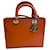 Christian Dior LADY DIOR Orange Exotic leather  ref.1233521