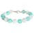 TIFFANY & CO. Bracelet Paloma Picasso Amazonite et Calcédoine en Argent Sterling Métal Argenté Métallisé  ref.1233586