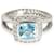 David Yurman Petite Albion Blue Topas Ring aus Sterlingsilber 0.17 ctw Metallisch Geld Metall  ref.1233609