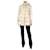 Moncler Cream knit-sleeve padded coat - size S Polyamide  ref.1233661
