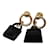 Hermès Pendientes Kelly & Cadena Amuleto Metal  ref.1233715