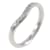 Autre Marque Platinum Diamond Curved Ring  ref.1233744