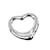 Tiffany & Co Open Heart Silver Pendant Metal  ref.1233745