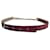 MAX MARA genuine leather belt. Dark red Metal  ref.1233777