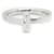 Tiffany & Co Tiffany T Plata Oro blanco  ref.1233799