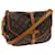 Louis Vuitton Saumur Brown Cloth  ref.1234149