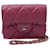 Timeless Chanel Mini Matrasse Chain Bolsa de Ombro Rosa Couro  ref.1234188