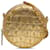 Borsa a tracolla rotonda Coco Croc Chanel Gold Parigi-New York D'oro Pelle Vitello simile a un vitello  ref.1234253