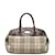 Burberry Bolsa Boston de lona House Check  ref.1234409