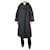 Totême Black quilted coat - size XS Polyester  ref.1234427