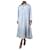 Khaite Robe longue en denim à empiècements Franka bleue - taille L Coton  ref.1234438