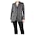 Autre Marque Grey checkered wool blazer - size UK 8  ref.1234441