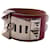 Hermès Collier de chien Red Leather  ref.1234475