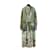 Pierre Louis Mascia OS grüner Seiden-Maxi-Kimono  ref.1234514