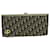 Christian Dior Trotter Canvas Clutch Bag Navy Auth ep3071 Marineblau Leinwand  ref.1234686