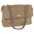 CHANEL Choco Bar Chain Shoulder Bag Suede Beige CC Auth bs11679  ref.1234710
