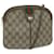 GUCCI GG Supreme Web Sherry Line Shoulder Bag PVC Beige Red Green Auth 64931  ref.1234750
