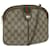 GUCCI GG Supreme Web Sherry Line Sac à bandoulière PVC Beige Rouge Vert Auth 64931  ref.1234750