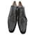 Chanel - Zapatos vintage con cordones Negro Cuero  ref.1234904